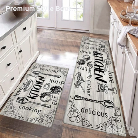 Комплект водоустойчиви постелки за кухня, различни цветове, снимка 17 - Аксесоари за кухня - 53667247