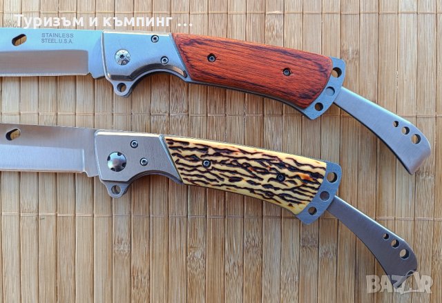 Голям сгъваем нож - 23 см, снимка 6 - Ножове - 44173793