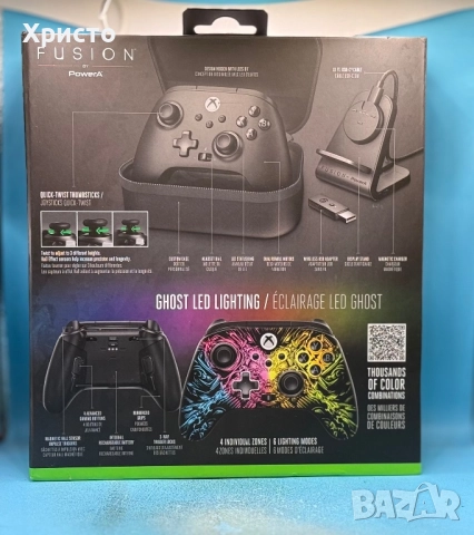 НОВО!!! Безжични контролер PowerA Fusion Pro Wireless Controller – Limited Edition, Xbox / PC , снимка 4 - Аксесоари - 52567629