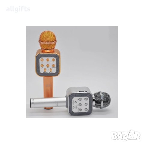 1818 Безжичен караоке микрофон  Bluetooth, С включен говорител и светлини, снимка 6 - Караоке - 35819410