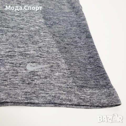 Nike 718569 Dri-Fit Knit Running Top Оригинална Тениска (М), снимка 5 - Тениски - 38757361