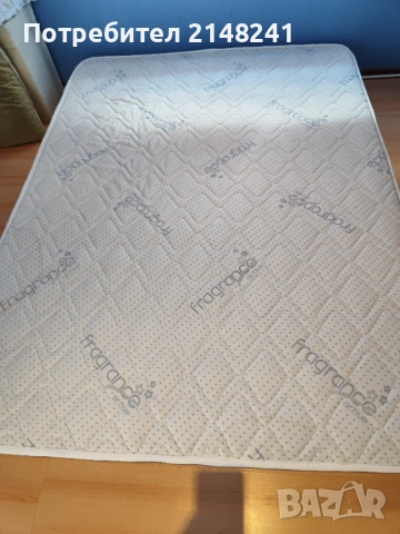 Подарявам матрак  на ТЕД с мемори пяна и покет пружини.Лавандула  мемори144/190 ,много запазен. , снимка 5 - Матраци - 53099509