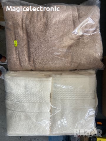 Комплект хавлии 100% памук, снимка 3 - Хавлиени кърпи - 42363333