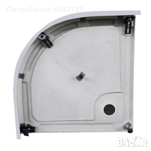 GRS80-BORA Комплект овално корито 80см с крачета, сифон и подвижна престилка, снимка 2 - Душ кабини и вани - 53628688