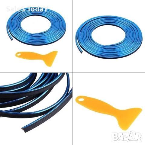 Лайсна за автомобил, Декорация за интериор, за ТАБЛО, 5м., снимка 2 - Аксесоари и консумативи - 39181259