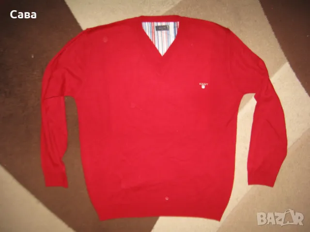 Пуловер GANT  мъжки,М-Л, снимка 2 - Пуловери - 47399180