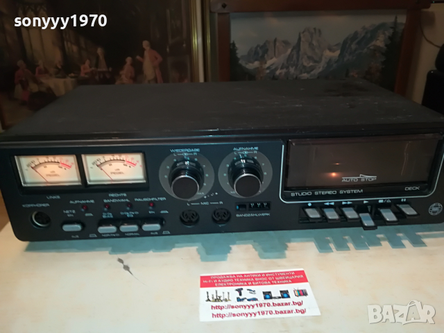 STUDIO STEREO SYSTEM DECK-MADE IN JAPAN 2603222059, снимка 14 - Декове - 36240840