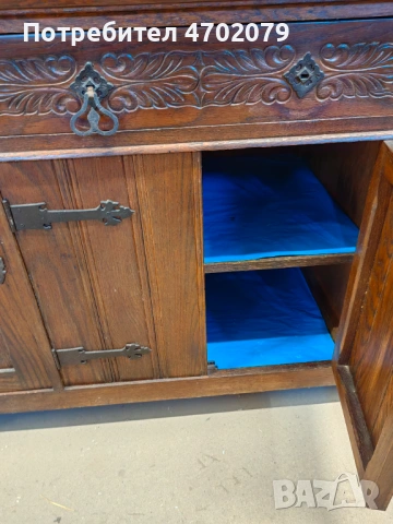 Старинен шкаф, снимка 4 - Шкафове - 53022382