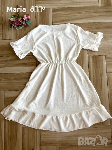 Нова рокля в бяло, снимка 5 - Рокли - 40901282