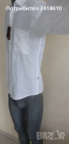 Hugo Boss Relegant_6  Len  Regular Fit  Mens Size S  ОРИГИНАЛ! Мъжка Ленена Риза., снимка 6 - Ризи - 51369553