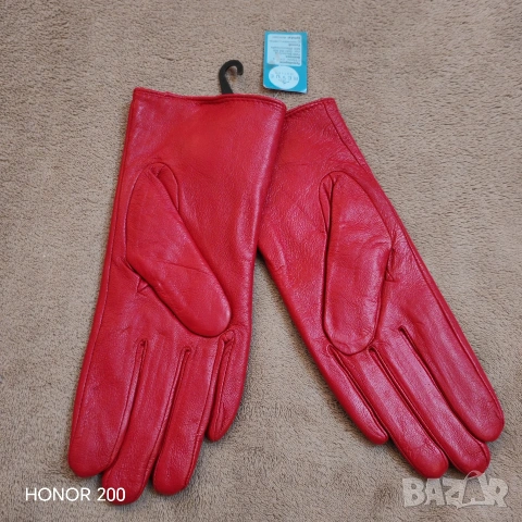 Дамски ръкавици естествена кожа., снимка 2 - Ръкавици - 53477726