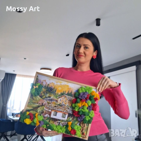 Декорации със скандинавски мъх, снимка 2 - Декорация за дома - 53199172