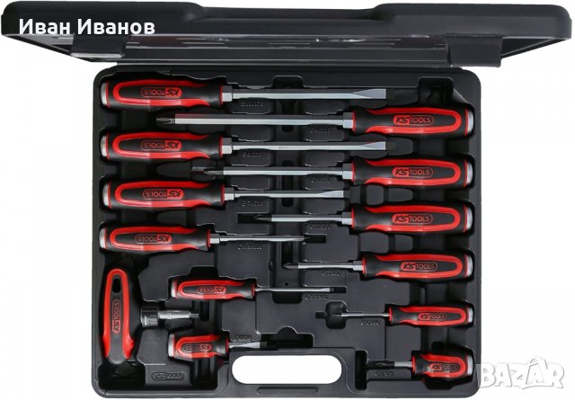 Комплект ударни отвертки ERGOTORQUE®max 151.1150 KSTools, снимка 2 - Куфари с инструменти - 34311043