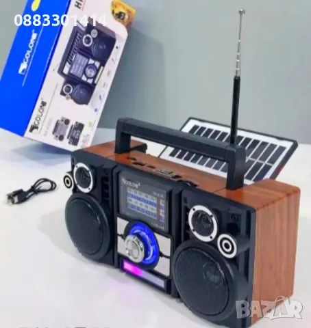 USB радио със соларен панел , снимка 2 - Друга електроника - 47492991