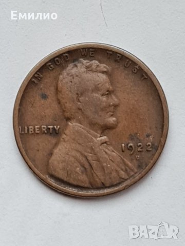 RARE USA 🇺🇸 ONE CENT 1922-D