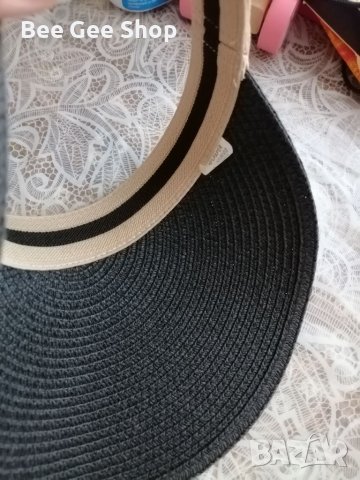 Дамски летни шапки - козирки с брошка , снимка 5 - Шапки - 41405560