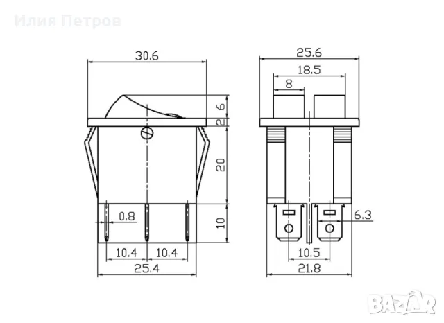 Ключ Двоен Черен - светеща точка, снимка 2 - Печки, фурни - 48270752