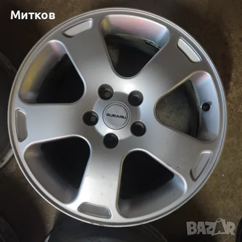 Алуминиеви джанти за SUBARU, TOYOTA 17", 5x114.3, 7.5J, снимка 4 - Гуми и джанти - 47912164