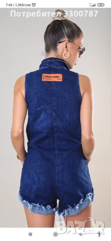 Дънков гащеризон pause jeans , снимка 6 - Гащеризони - 55886386