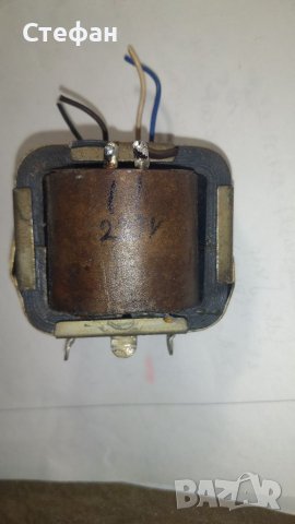 Трансформатор 220 на 17 плюс 14 в , снимка 2 - Радиокасетофони, транзистори - 39660174