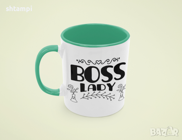 Чаша Boss Lady Любов,Подарък,Рожден Ден,Изненада,Мама,Майка,Обич,Празник,, снимка 4 - Чаши - 36342370