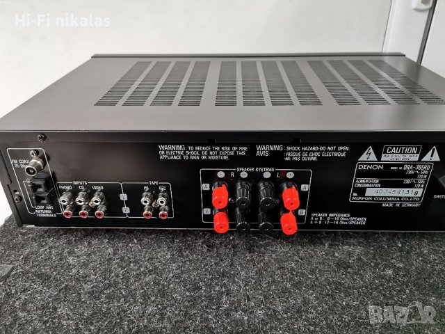 Усилвател Ресийвър DENON DRA-365RD, снимка 5 - Ресийвъри, усилватели, смесителни пултове - 38861293