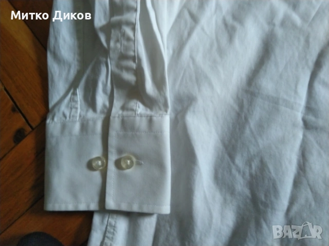 Мъжка риза маркова на Boss №40- М като нова дълъг ръкав, снимка 4 - Ризи - 53235639