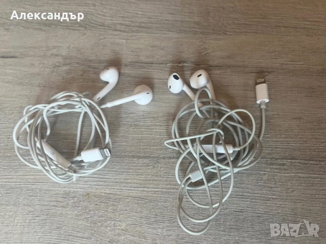 Лот Слушалки Apple EarPods с lightning конектор