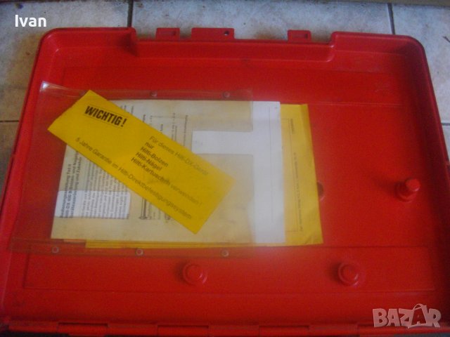 HILTI DX400 B-Пистолет Директен Монтаж В Бетон и Метални Конструкции-Комплект Аксесоари-Почти Нов, снимка 5 - Други инструменти - 42446051