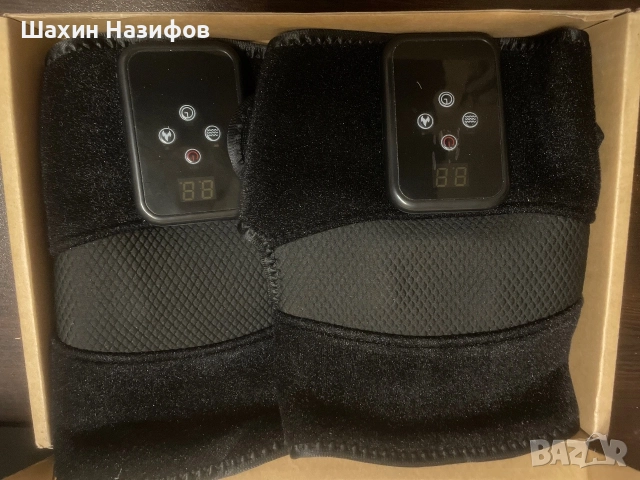Комплект безжични електрически масажори за колене с подгряване и вибрация., снимка 2 - Масажори - 55838351