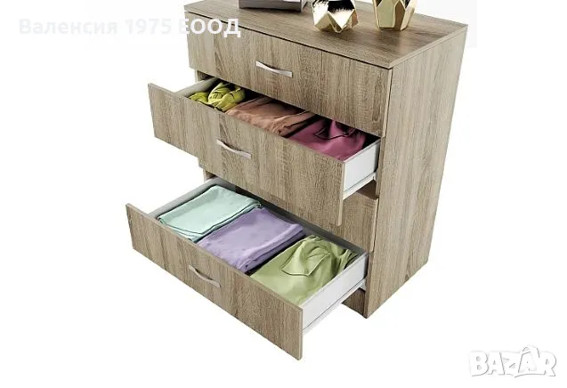 Скрин Сити 3003 сонома, орех или комбинация бяло/ арвен, снимка 3 - Скринове - 18790331