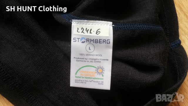 STORMBERG 100% Merino Thermo размер M / L термо блуза 100% Мерино Вълна - 1432, снимка 11 - Блузи - 52417590