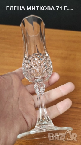 Комплект от 9 бр.кристални чаши*Cristal D'arques Paris*, снимка 10 - Чаши - 52819015