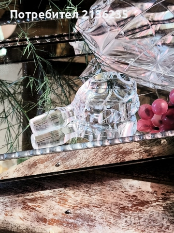 Кристална гарафа Бохемия, снимка 10 - Антикварни и старинни предмети - 51706658