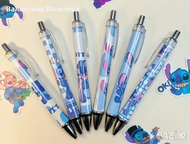 Химикалка Стич, снимка 2 - Ученически пособия, канцеларски материали - 48477158