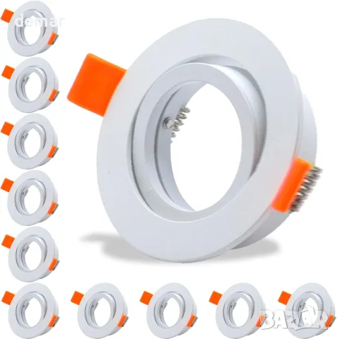 6 LED вградени GU10 спота COOINJOY 240V