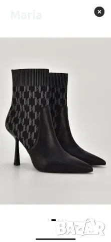 Официални боти с висок ток Karl Lagerfeld , снимка 2 - Дамски боти - 49478091