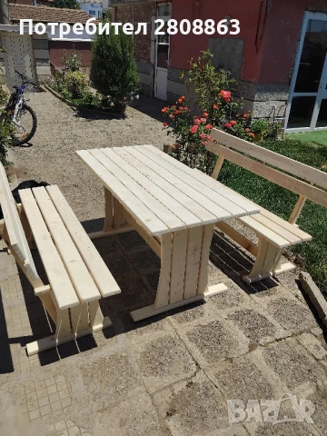 Пейки с маса, снимка 5 - Градински мебели, декорация  - 50782371