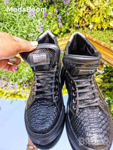 Мъжки обувки Philipp Plein, снимка 3 - Кецове - 39438687