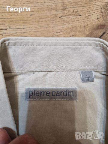 Мъжка риза с дълъг ръкав Pierre Cardin , снимка 3 - Ризи - 40175320