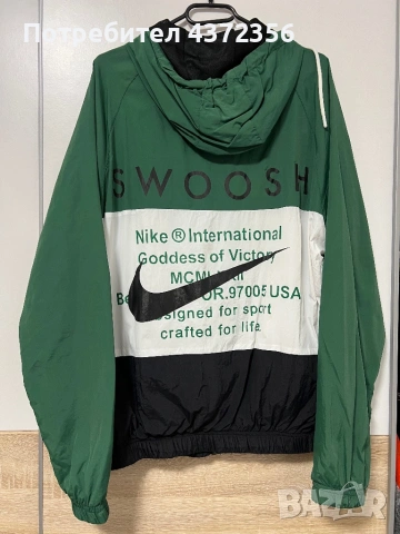 Мъжка ветровка Nike Swoosh, снимка 4 - Якета - 53263715