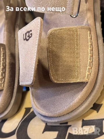 UGG Дамски Бежови Сандали ЮДЖИДЖИ Код E728, снимка 4 - Сандали - 51227596