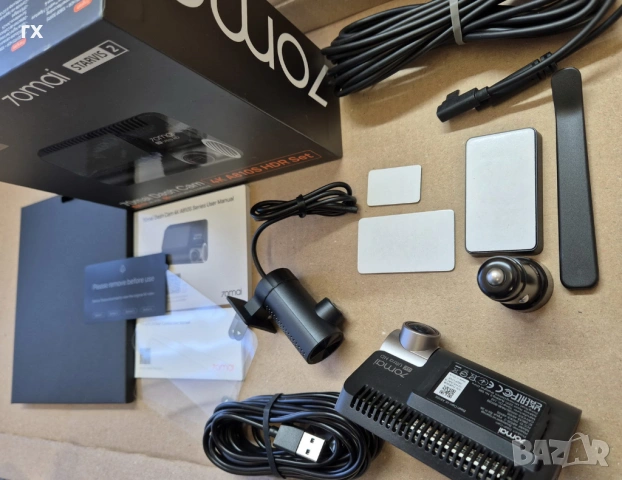 Видеорегистратор Xiaomi 70mai Dash Cam 4K A810S комплект със задна камера RC24, снимка 3 - Аксесоари и консумативи - 53855382