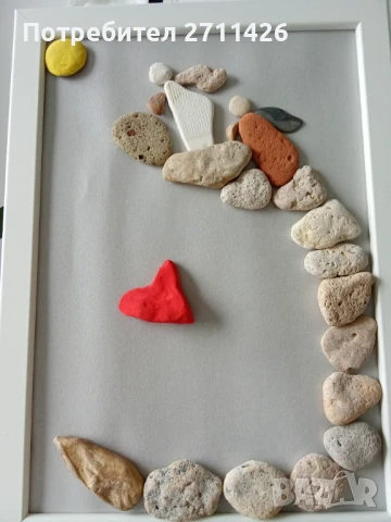 Картина от морски камъчета