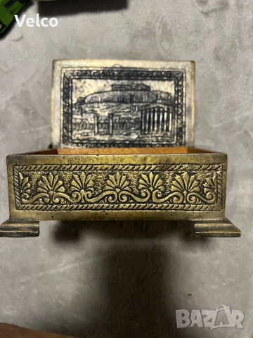 бронзова кутия за бижута, снимка 3 - Антикварни и старинни предмети - 53802433