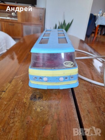 Стара играчка автобус, снимка 5 - Антикварни и старинни предмети - 41818587