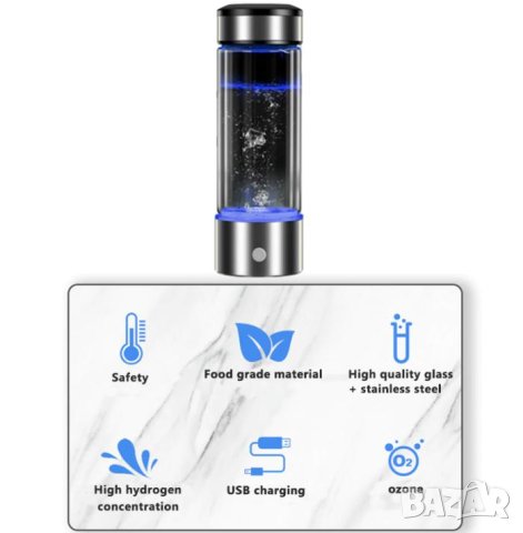 Йонизатор Алкална Вода Водородни Йони Алкалайзер Хидрогениране pH 9.9 Алкализатор Водородна Вода H2O, снимка 3 - Други - 41262769