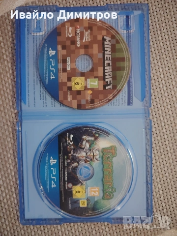 Комплект Terraria + Minecraft в отлично състояние. , снимка 2 - Игри за PlayStation - 53284770