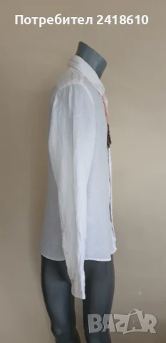 Hugo Boss Relegant_6  Len  Regular Fit  Mens Size S  ОРИГИНАЛ! Мъжка Ленена Риза., снимка 3 - Ризи - 51369553