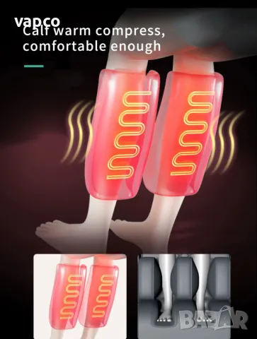 Смарт масажен стол A19, снимка 12 - Дивани и мека мебел - 47425709